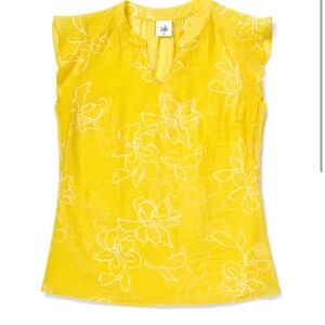 Cabi Yellow Savanna Top XL